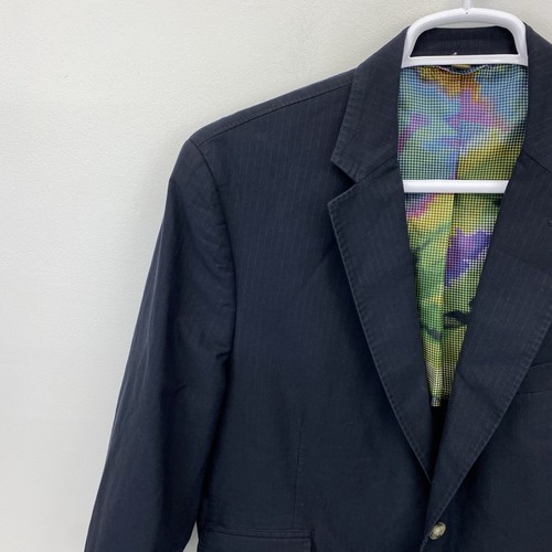 KROON Blazer Mens size 42R Sport Coat Casual Two Button Jacket Cotton Suit Sting - Picture 12 of 15