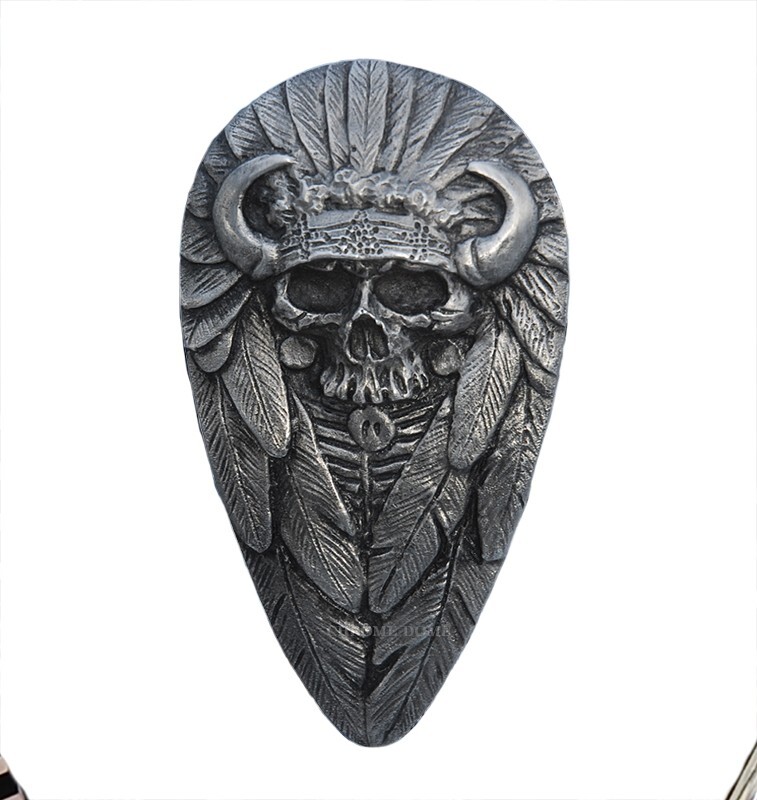 Indian Horn Cover insert. Native Spirit in aged alum finish. 20142017