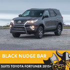 <!--F#f_0-->PS4X4 Nudge Bar Powder Coated Black Grille Guard to suit Toyota Fortuner 2015+<!--F/-->
