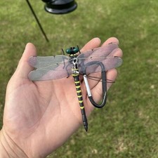 1Pc Dragonfly Hat Clip, Realistic Artificial Dragonflies AE