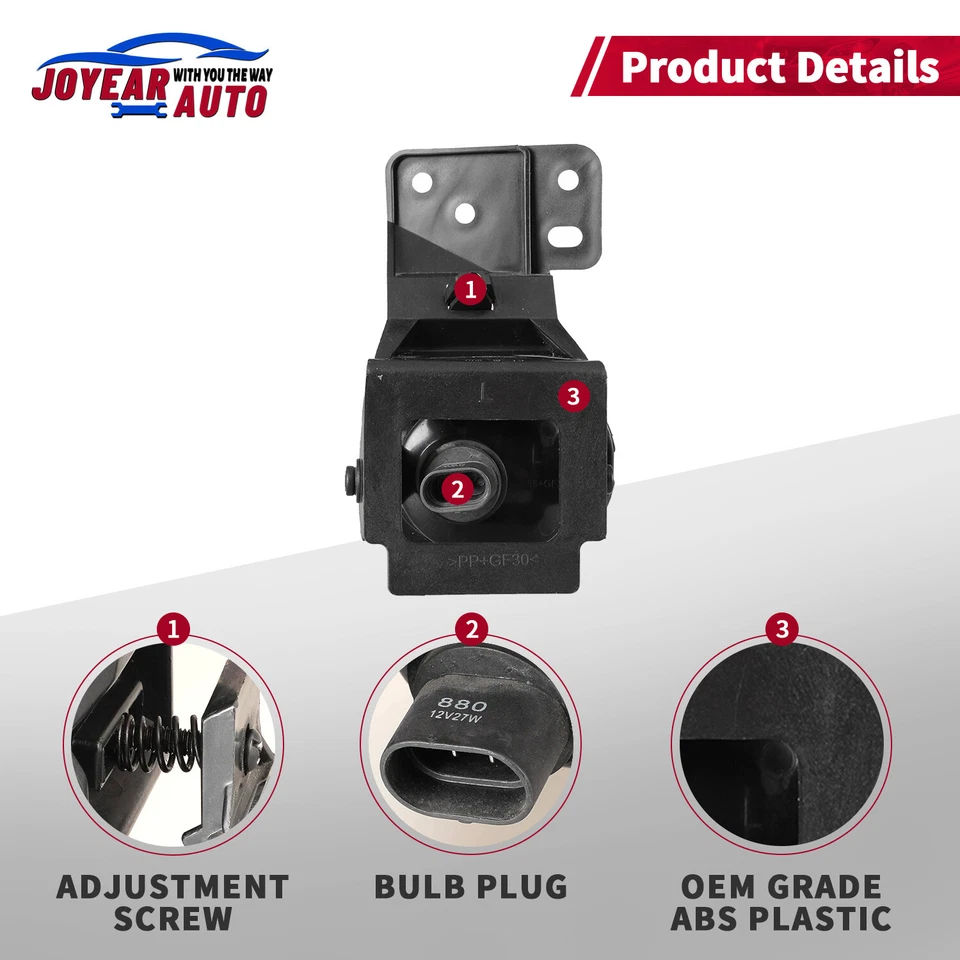 Luces antiniebla para Chevrolet Malibu 1997-2003 negras transparentes proyectores luces de conducción Foto 3 de 4