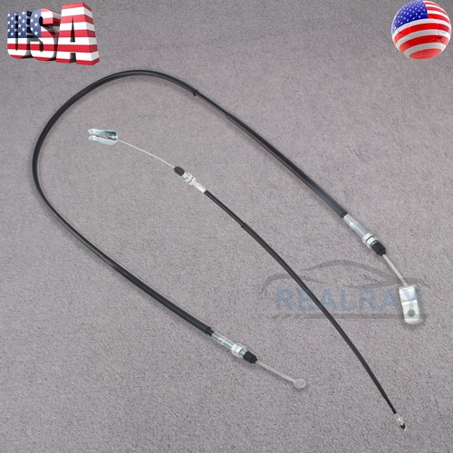 For Kawasaki Mule Left & Right Rear Brake Cable Parking Cables eBay
