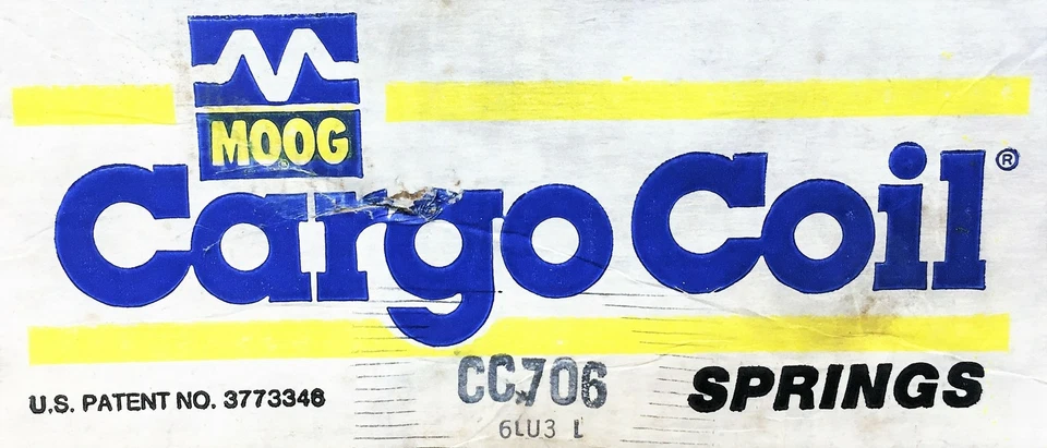 Juego de muelles helicoidales de suspensión Moog par negro CC706 NOS Foto 3 de 3