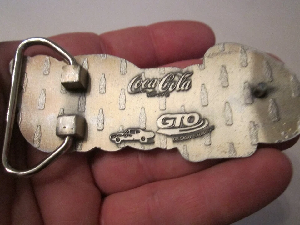 DE COLECCIÓN COCA COLA HEBILLA DE CINTURÓN - GW-16 Foto 3 de 3