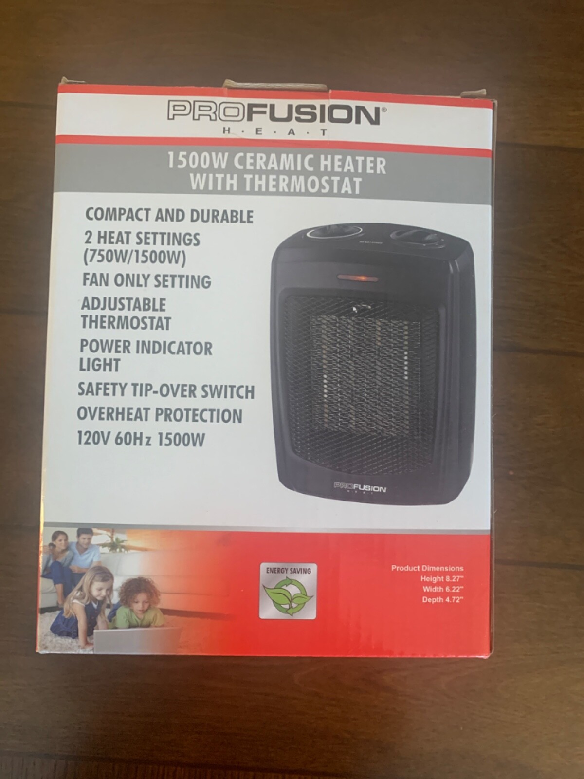 Profusion Heat 1500-Watt Ceramic Heater with Thermostat | eBay