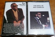 Lot of 2 Ray Charles Cassette Tapes - Friendship and The Soul of Ray Charles