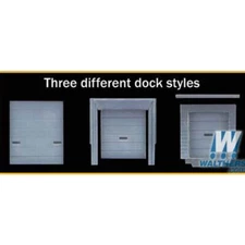 Walthers 933-3268 Truck & Railroad Docks Kit Molded White/Gray Plastic N Scale