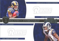 ROUND-NUMBERS Darrell Henderson RC RAMS Memphis David Long MICHIGAN WOLVERINES