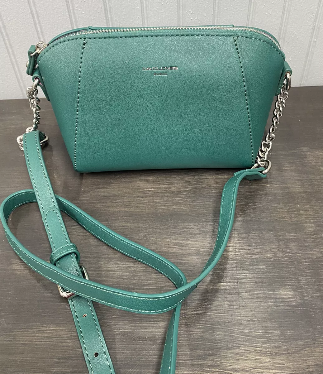 David Jones Womens Green Crossbody Bags