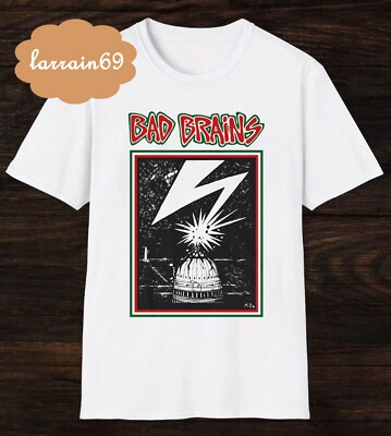 Bad Brain Album Music Cotton T-shirt E41640