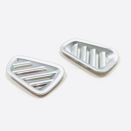 For Hyundai Tucson 2019-2021 silver inner Dashboard Upper Air Outlet Vent Trim - Picture 4 of 5