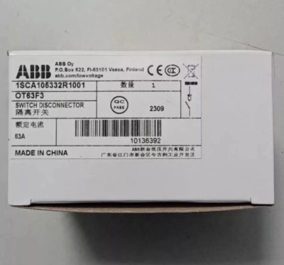 ABB OT63F3 Switch Disconnector 1SCA105332R1001