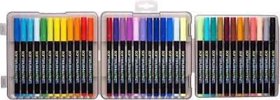 Soft Brush Marker Set - 36 Farben - Brush Pens auf Wasserbasis