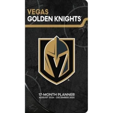 TURNER SPORTS Vegas Golden Knights 2025 17-Month Pocket Planner - PF 25998890607