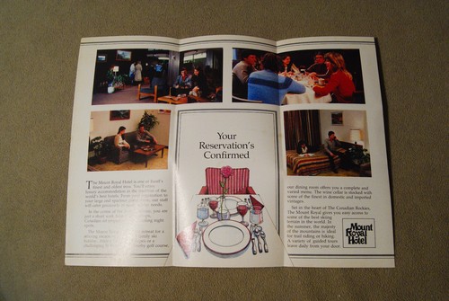 Mount Royal Hotel - Banff, Alberta, Canada - Brochure - Picture 2 of 3