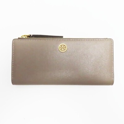 T12-k003 Beautiful Tory Burch Robinson Leather Fold Over Wallet