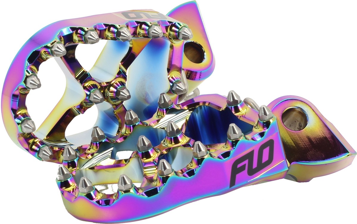 FLO MOTORSPORTS Pro Series Foot Pegs WP122-8013J Jet Fuel FPEG