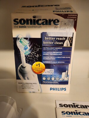 Philips Sonicare Elite 7800 Professional Electric Sonic Toothbrush New O/B Brush