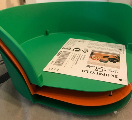 Tazón de preparación IKEA UPPFYLLD, juego de 3', 18 cm, tazón de cocina NUEVO - Imagen 6 de 8
