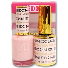 DND DC Gel Nail Polish 18ml-0.6fl.oz Gel Color Duo DC2461- Milky Pink