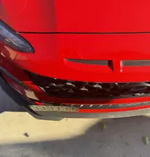 Front Bumper Tow Hook License Plate Mount Tag Bracket For Hyundai Kona 2022-2023