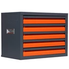 Stackable Design Drill Bit Storage Cabinet Coated Parts Cabinet with 5 Drawer