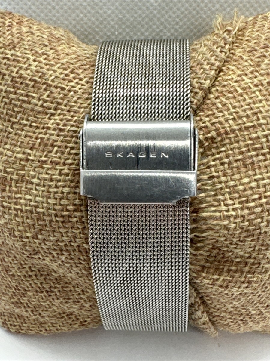 Skagen SKW6064 Men\'s Silver Stainless Steel Mesh Analog Dial Quartz Watch AEA166 Skagen SKW6064 Men main image 3