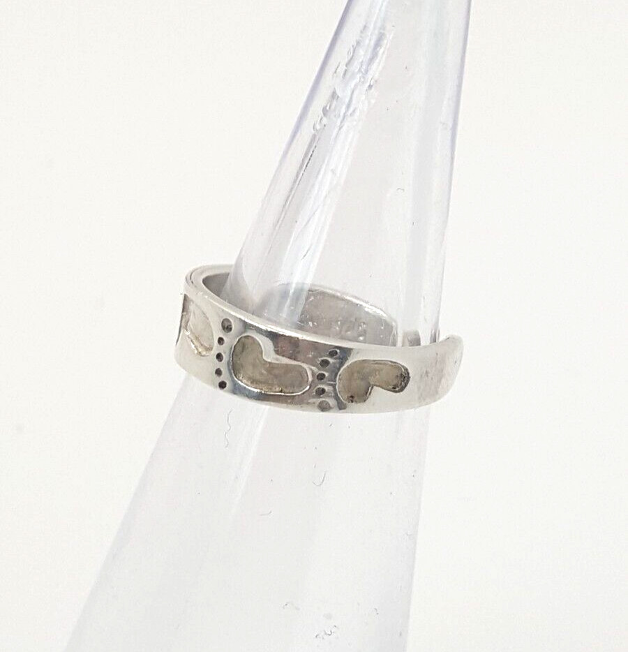 Fabulous Solid Foot Prints Toe Ring 925 Silver Si… - image 16