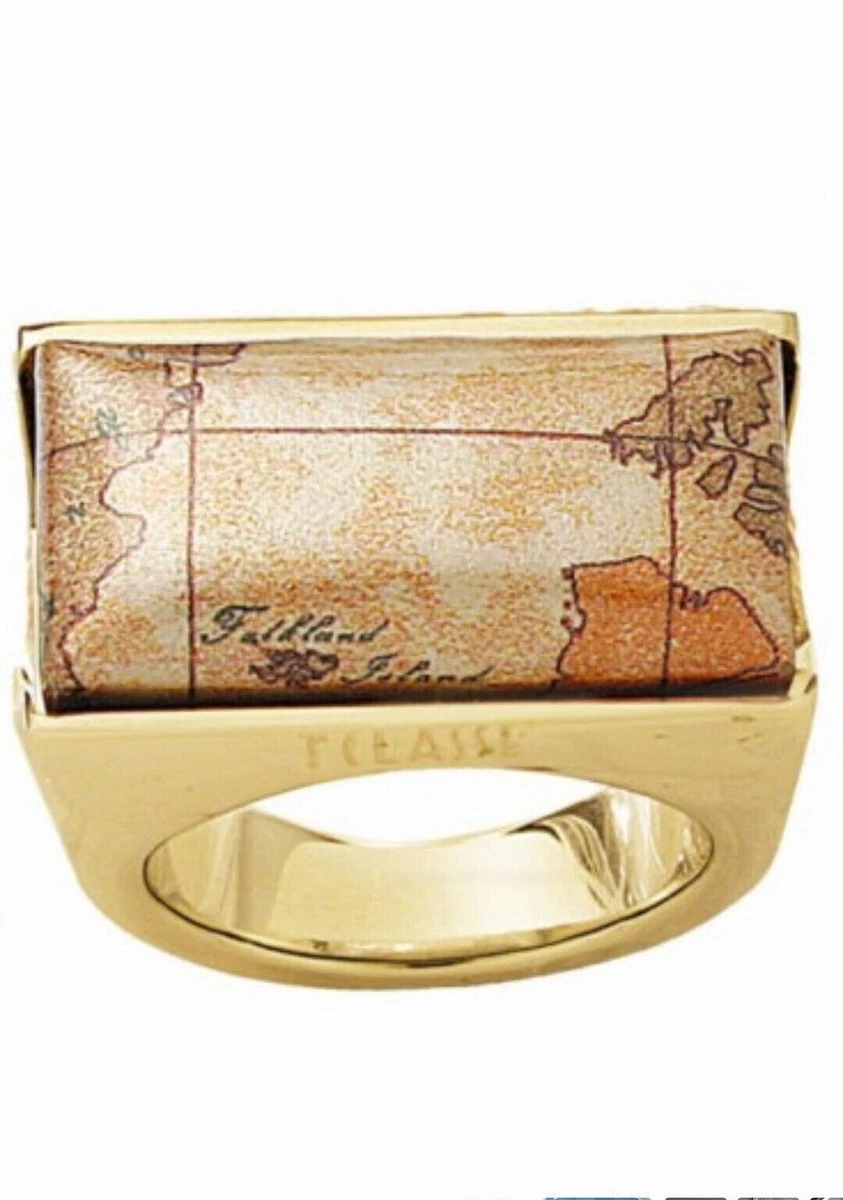 Anello mappamondo shop