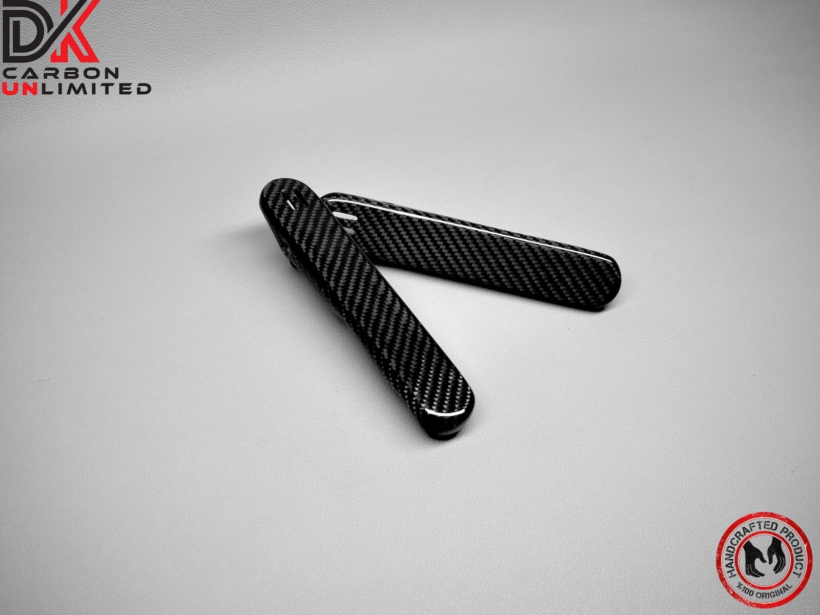 Aston Martin DB12 New Vantage 2025 Gloss Carbon Exterior Door Handles Blades