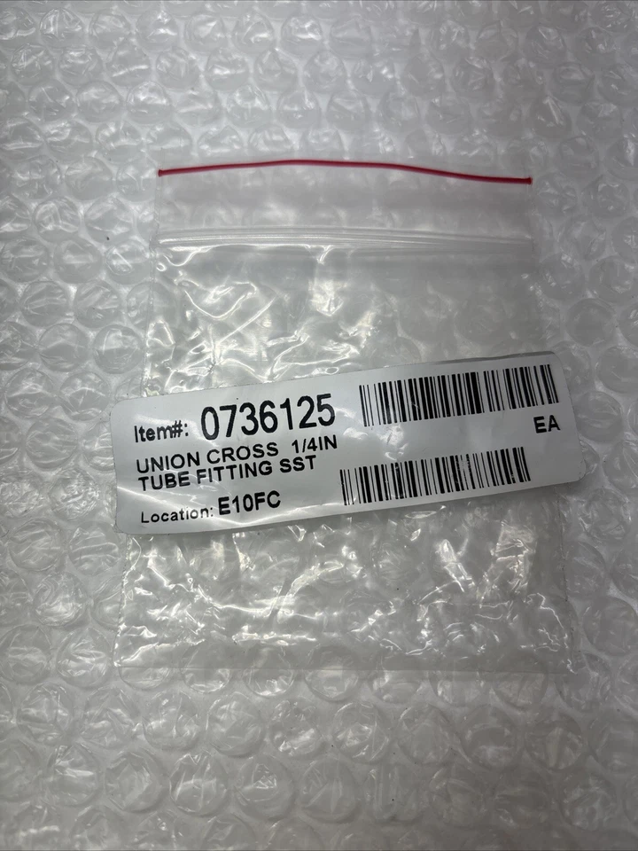 New Swagelok Union Cross 1/4” Tube Fitting SST     1/4" cross Fast Shipping # - Image 2 of 4