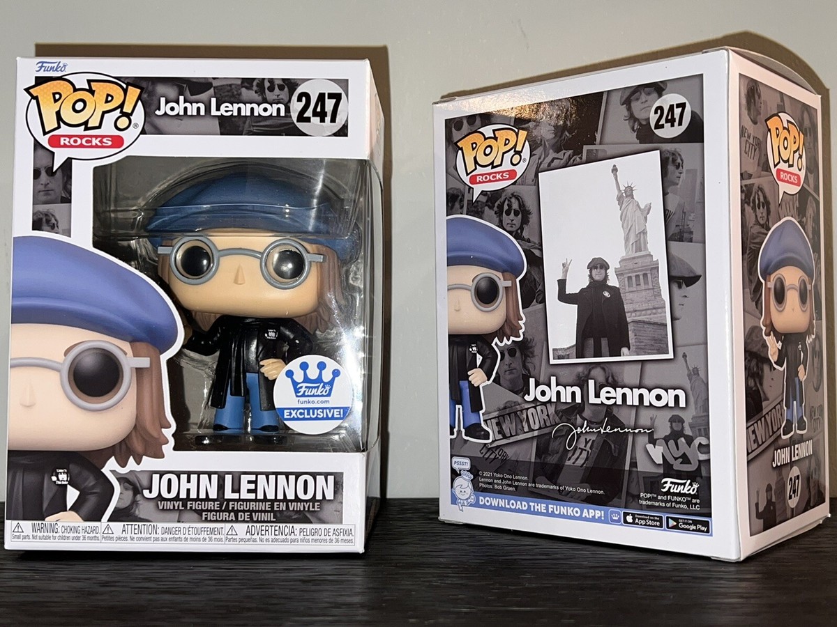 Funko Pop! Rocks John Lennon 247フィギュア Funko POP! Rocks John Lennon #247 Funko Shop Exclusive | eBay