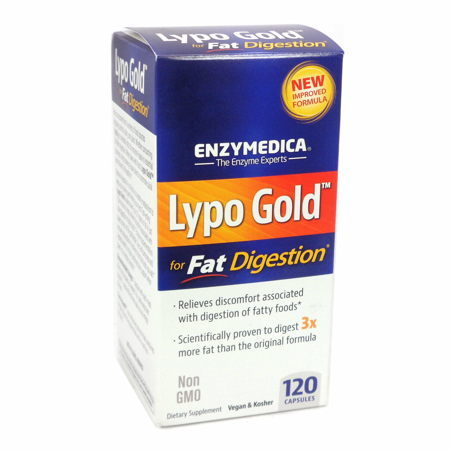 Lypo Gold By Enzymedica - 120 Capsules