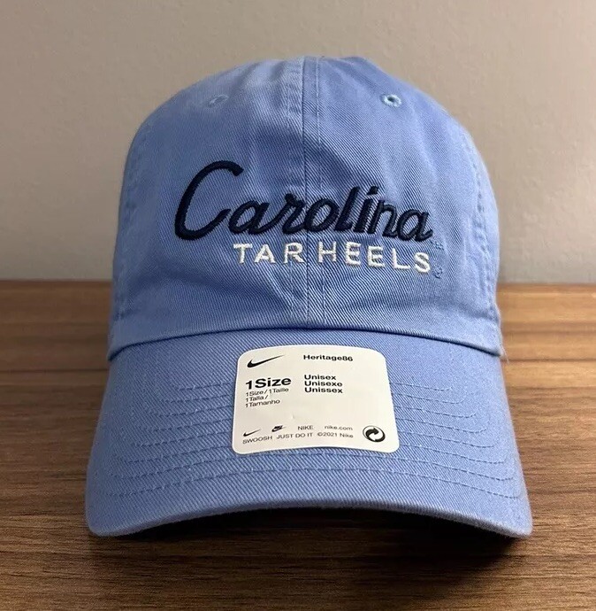 North Carolina Tar Heels Nike Heritage86 Hat Cap Unisex Light Blue