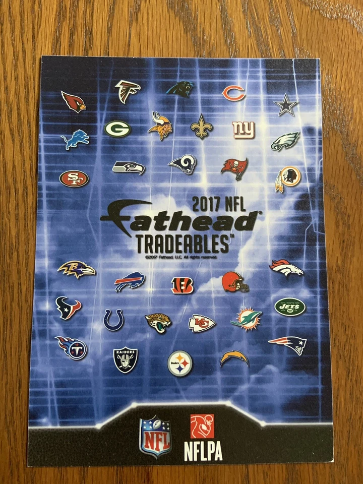 A.J. Mini tarjeta AJ GREEN 2017 Cincinnati Bengals uni con logotipo Fathead #27 L@K Foto 2 de 2