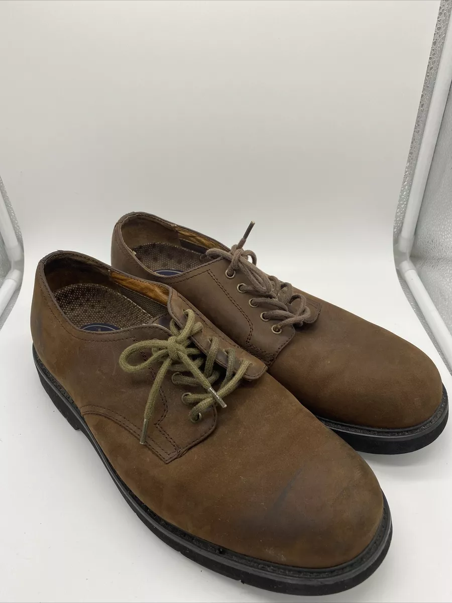 Dockers Columbia 090 2908 Oxford Leather Lace up Brown Suede Shoes Men 10.5M