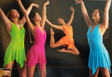 LIME Child Large Dance Dress Lyrical Ballet Costume "My Playground"