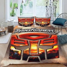 3Pcs Bedding Sets for Transformers Duvet Cover Sets All Season for Kids