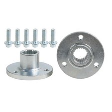 Rear Wheel Hubs 3 Stud 23T Spline Hub for 5" Tire Go Kart ATV Buggy Drift Bike