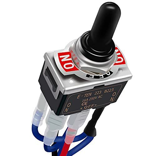 Waterproof Momentary Reverse Polarity Switch 12v 10 Amps Dc Motor Control 6 Pin 