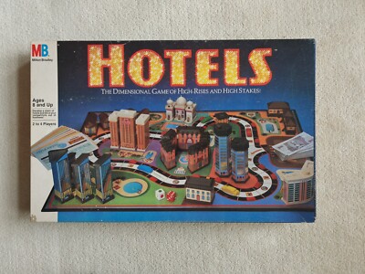 Hotels Milton Bradley 1987 Brettspiel