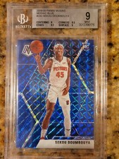 2019-20 Panini Mosaic Choice Sekou Doumbouya Rookie Blue Prizm /99 BGS 9