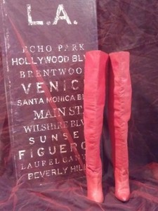 fredericks of hollywood thigh high boots