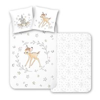 Disney Bambi & Klopfer Biber/Flanell BettwäSche 80X80 135X200 Cm 100% Baumwolle