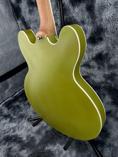 Green Line ES-335 Electric Guitar Semi Hollow HH Open Pickups Maple Neck - Picture 14 of 16