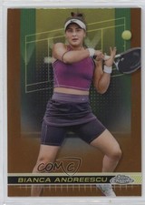 2024 Topps Chrome Clay Court Refractor Bianca Andreescu #121 13fz