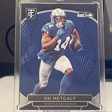 2024 Panini Totally Certified Football DK Metcalf Blue Mirror #'d /399 Seahawks
