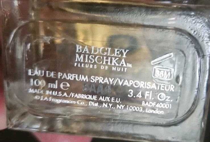 BADGLEY MISCHKA ~ FLEURS DE NUIT EAU DE PARFUM SPRAY ~ 3,4 OZ/100 ML. Nuevo sin caja Foto 3 de 3