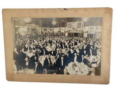 President Taft 1913 Silver Gelatin LARGE FORMAT BANQUET PHOTO Louis Sherry s NYC