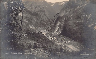 NORGE Norway - Stalheim Hotel, Nærøydalen - Publ. Mittet & Co. 5964